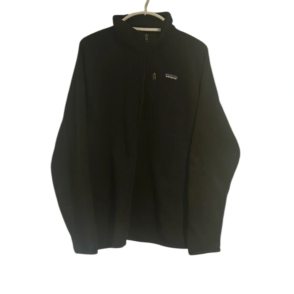 COPY - Patagonia Men's Black Sweater - Picture 4 of 5